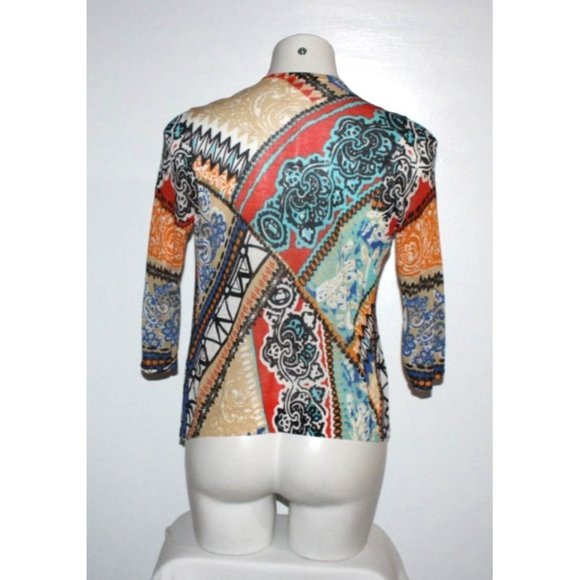 CHICO'S Women's Cardigan Wrap Sweater Size 0 S - Picture 2 of 3